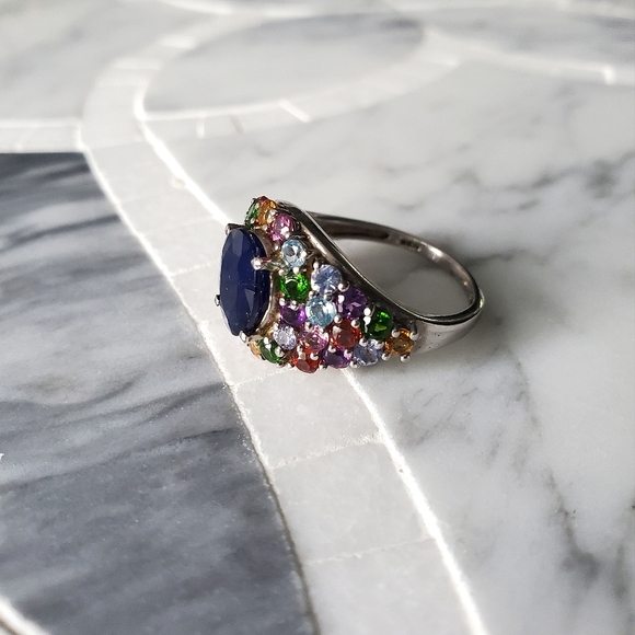 Sloane • Sapphire & Multi Gem Ring - Picture 4 of 10